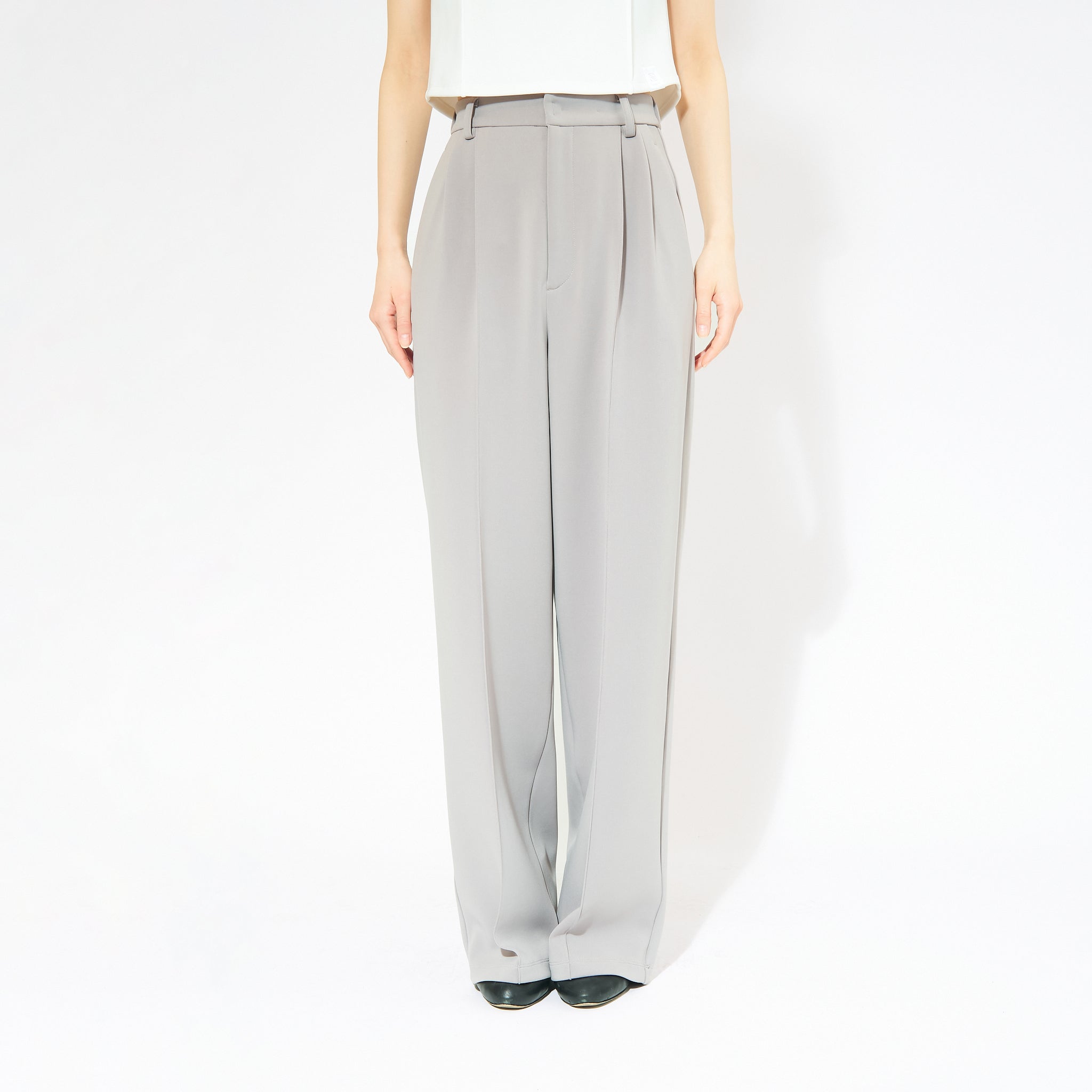 センターパーツ ワイドパンツ（セットアップ可）