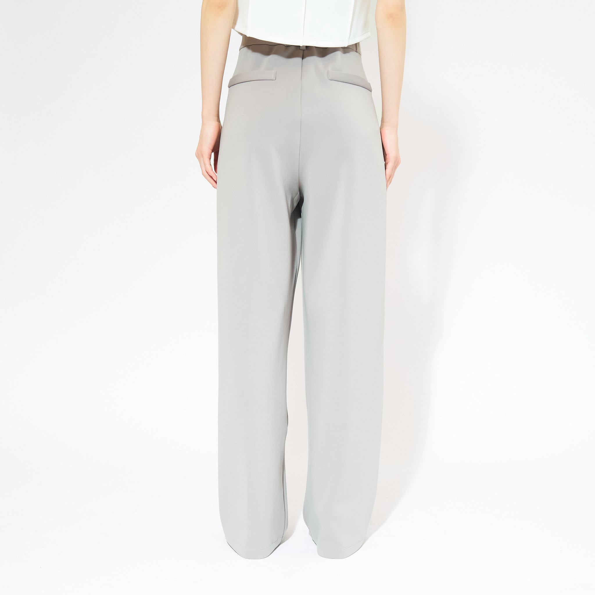 センターパーツ ワイドパンツ（セットアップ可）