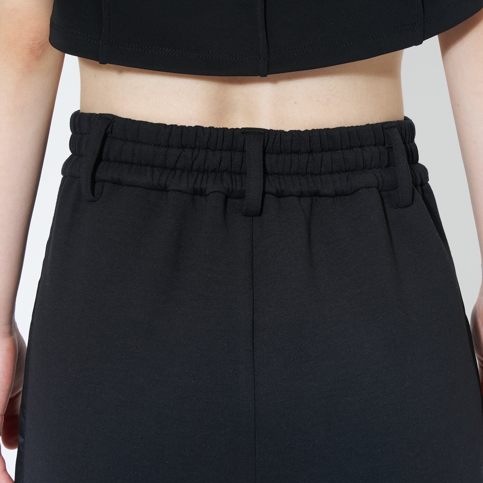 ナイロンラインワイドパンツ（セットアップ可）