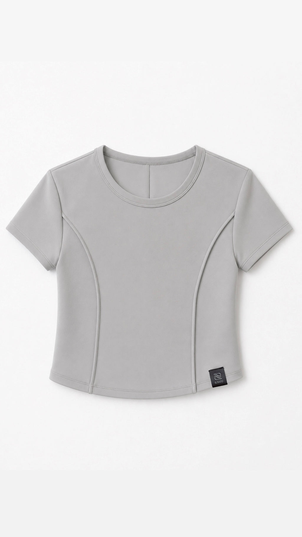ラインクロップド Tシャツ