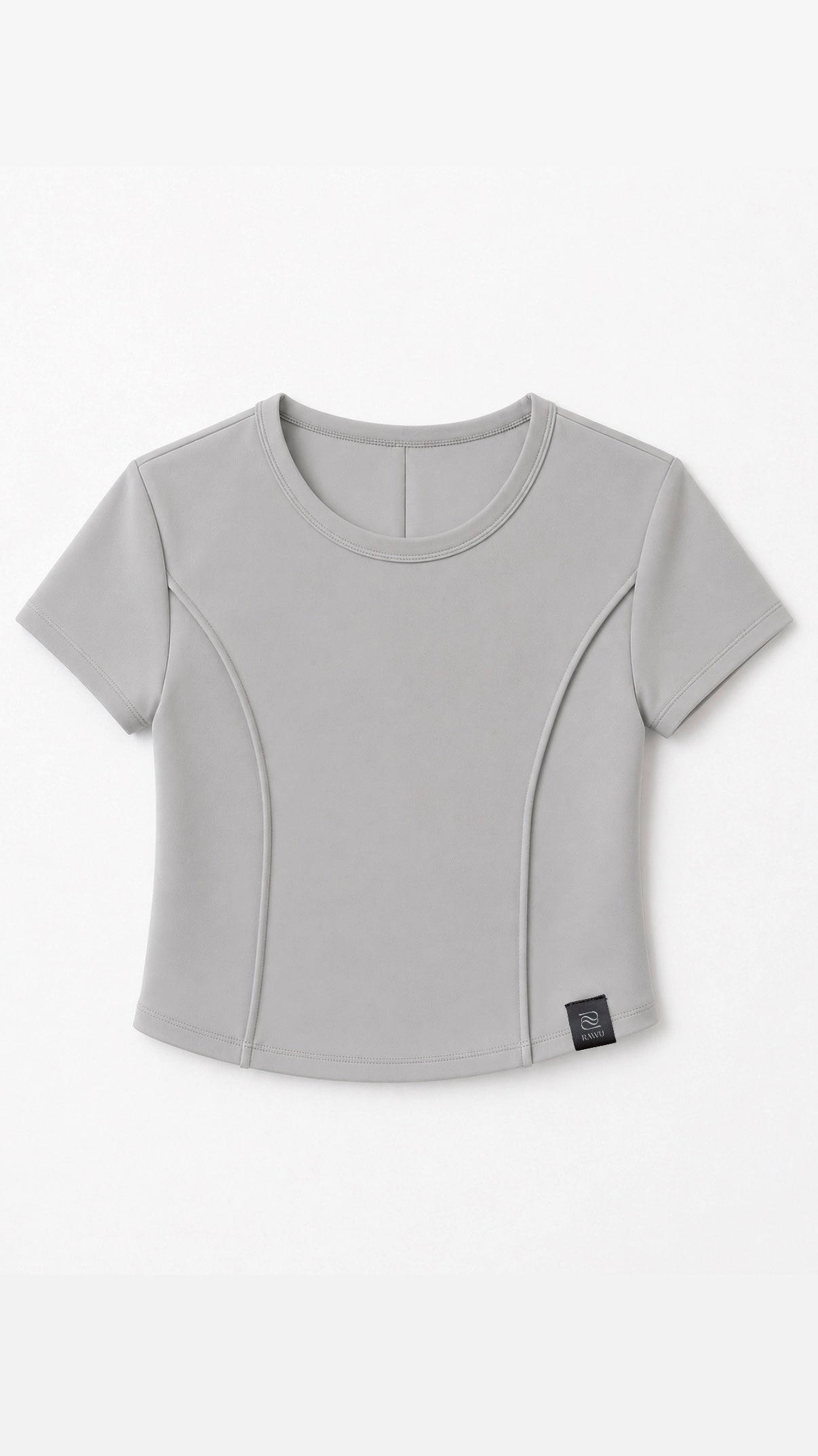 ラインクロップド Tシャツ